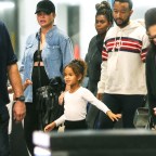 *EXCLUSIVE* Chrissy Teigen and John Legend take their kids to the movies in Los Angeles