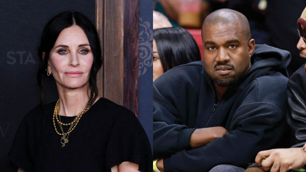 Courteney Cox klatscht zurück zu Kanye West, nachdem sie „Friends“ als nicht „lustig“ bezeichnet hat
