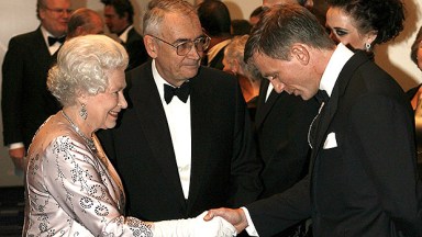 Queen Elizabeth and Daniel Craig