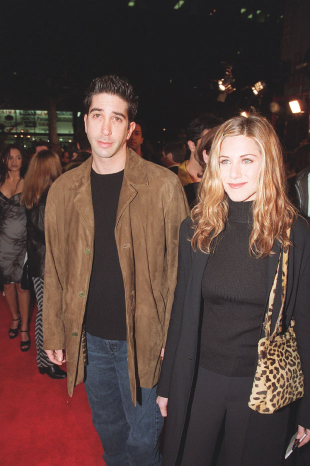 David Schwimmer and Jennifer Aniston