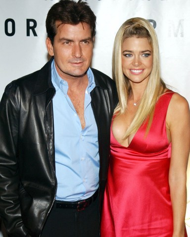 CHARLIE SHEEN AND DENISE RICHARDS
GIORGIO ARMANI RECEIVING THE FIRST 'RODEO DRIVE WALK OF STYLE AWARD', RODEO DRIVE, BEVERLY HILLS, CALIFORNIA, AMERICA - 09 SEP 2003