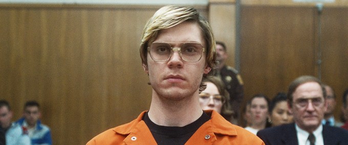 Evan Peters As Jeffrey Dahmer In Court