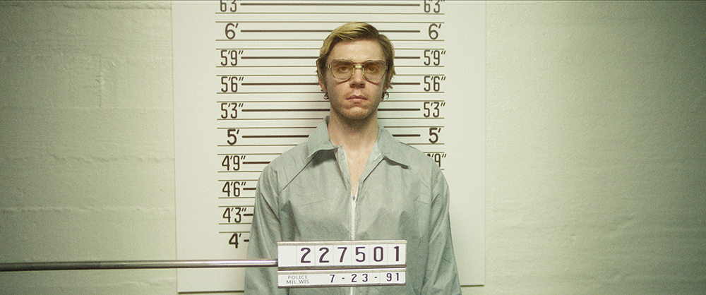 Dahmer. Monster: The Jeffrey Dahmer Story. Evan Peters as Jeffrey Dahmer in episode 102 of Dahmer. Monster: The Jeffrey Dahmer Story. Cr. Courtesy Of Netflix © 2022