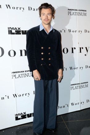 Harry Styles 'Don't Worry Darling' Movie Premiere, New York, USA - Sep 19, 2022