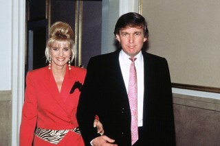 Ivana Trump and Donald Trump
Ivana Trump and Donald Trump at The Plaza hotel, New York, USA - 15 Apr 1990