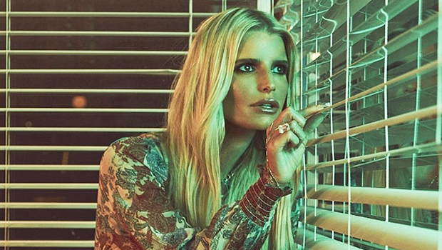 Jessica Simpson Rocks Mini Dress & High Slit Maxi Dress In New Clothing Line Campaign