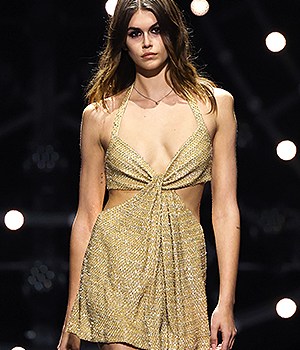 Kaia Gerber
Celine show, Runway, Fall Winter 2023, Los Angeles, California, USA - 08 Dec 2022