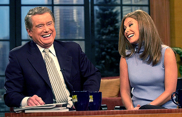 Kelly Ripa and Regis Philbin