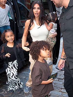 Kim Kardashian's Kids At Dolce & Gabbana Show: Photos – Hollywood Life