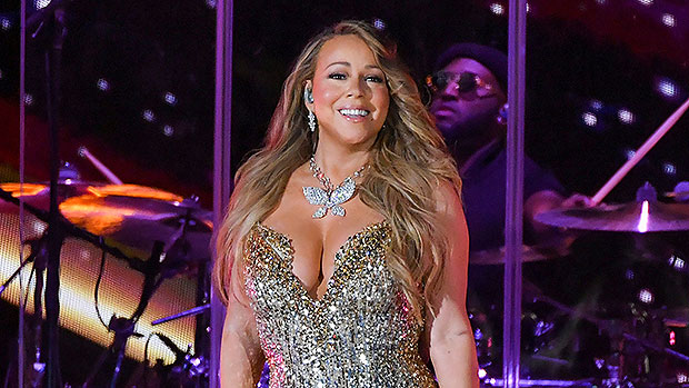 Mariah Carey Rocks Plunging Sequin Gown At Global Citizen Concert –  Hollywood Life