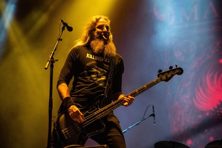 Troy Sanders of Mastodon performs at Welcome to Rockville at Daytona International Speedway, in Daytona Beach, Fla
2021 Welcome to Rockville - Day 4, Daytona Beach, United States - 14 Nov 2021