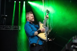 Bill Kelliher of Mastodon performs at Inkcarceration Music and Tattoo Festival, at Ohio State Reformatory in Mansfield, Ohio
Inkcarceration Music and Tattoo Festival - Day 1, Mansfield, United States - 10 Sep 2021