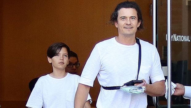Orlando Bloom & Miranda Kerr’s Son Flynn, 11, Is So Tall & Looks Just Like Dad On Beverly Hills Outing