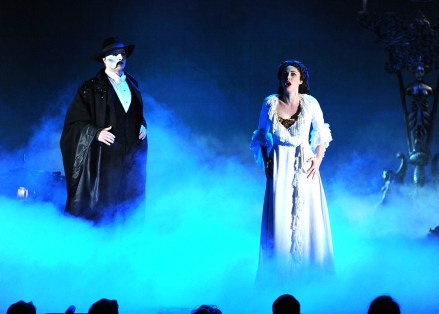 The cast of 'The Phantom Of The Opera' performs at the 67th Annual Tony Awards, on in New York67th Annual Tony Awards - Show, New York, USA