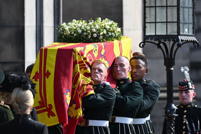 Procession Of Queen Elizabeth II’s Coffin To St Giles Cathedral