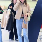 Millie Bobby Brown Looks Chic With Her Bra Top and Baggy Jeans Combo