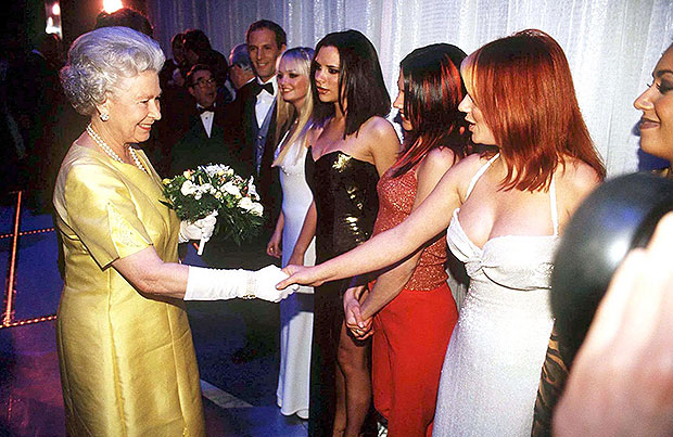 Queen Elizabeth & Spice Girls