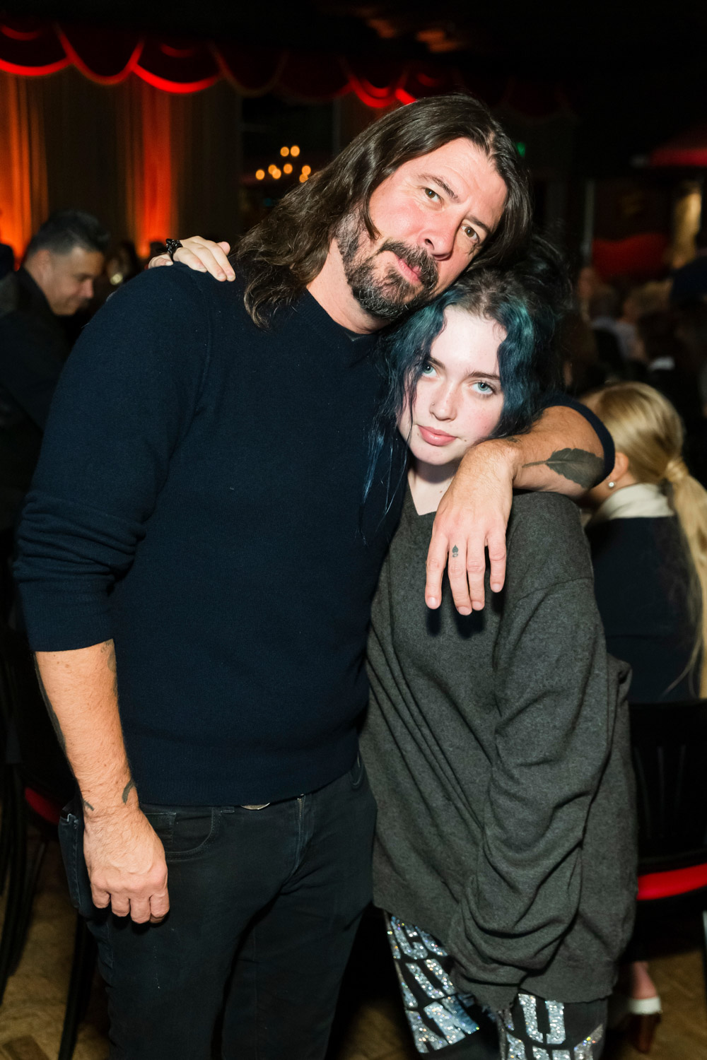 Dave Grohl and Violet 