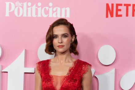 NEW YORK, NY - SEPTEMBER 26: Zoey Deutch attends the premiere of Netflix's "The Politician" at DGA Theater on September 26, 2019 in New York City.; Shutterstock ID 1519451126; purchase_order: Photo; job: Farrah