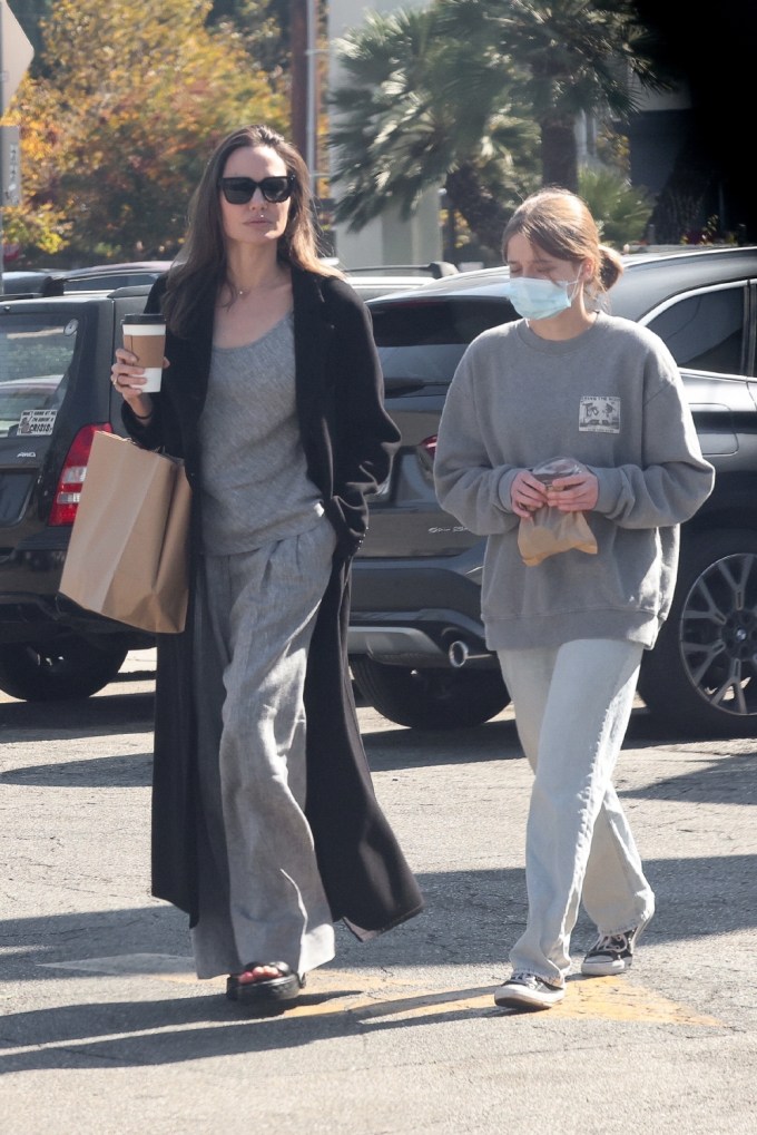 Angelina Jolie goes grocery shopping at Gelson’s