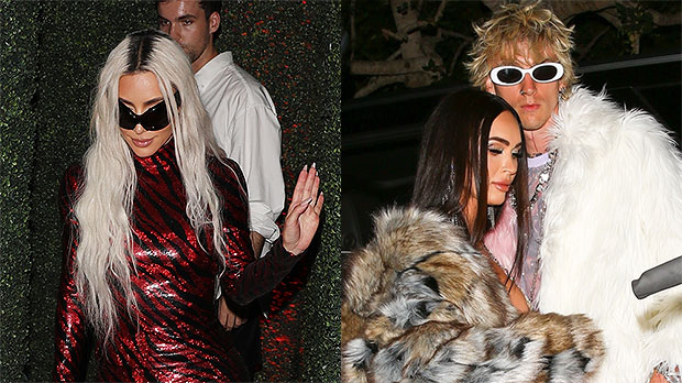 Megan Fox and Machine Gun Kelly exude 90s disco in matching faux fur for  Beyonce's birthday bash