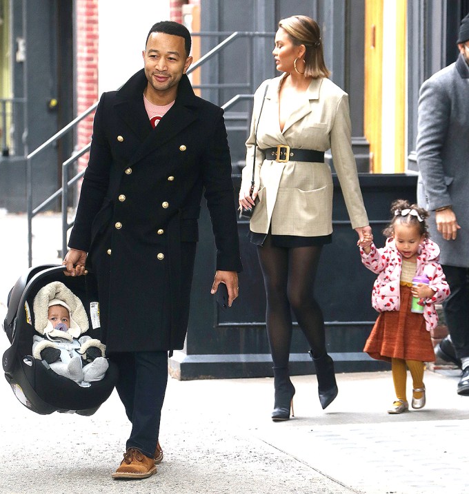 Chrissy Teigen and John Legend Step Out in NYC