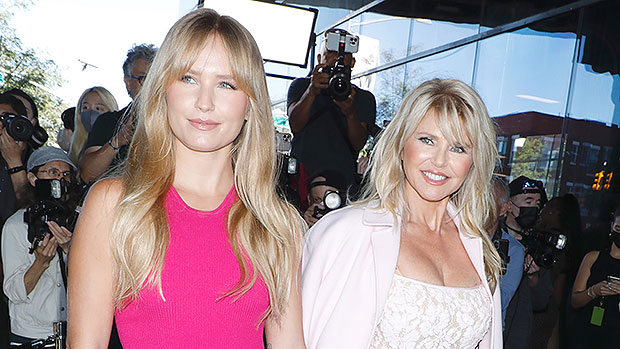 Christie Brinkley & Lookalike Daughter Sailor, 24, Hold Hands Outside Michael Kors Show