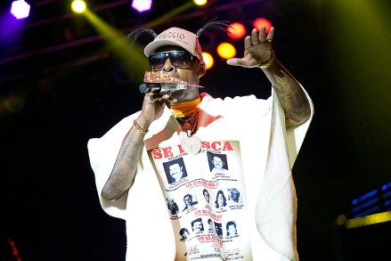 Coolio performs during the "I Love The 90's" tour, at RiverEdge Park in Aurora, Ill
"I Love The 90's" Tour - , Ill, Aurora, United States - 07 Aug 2022