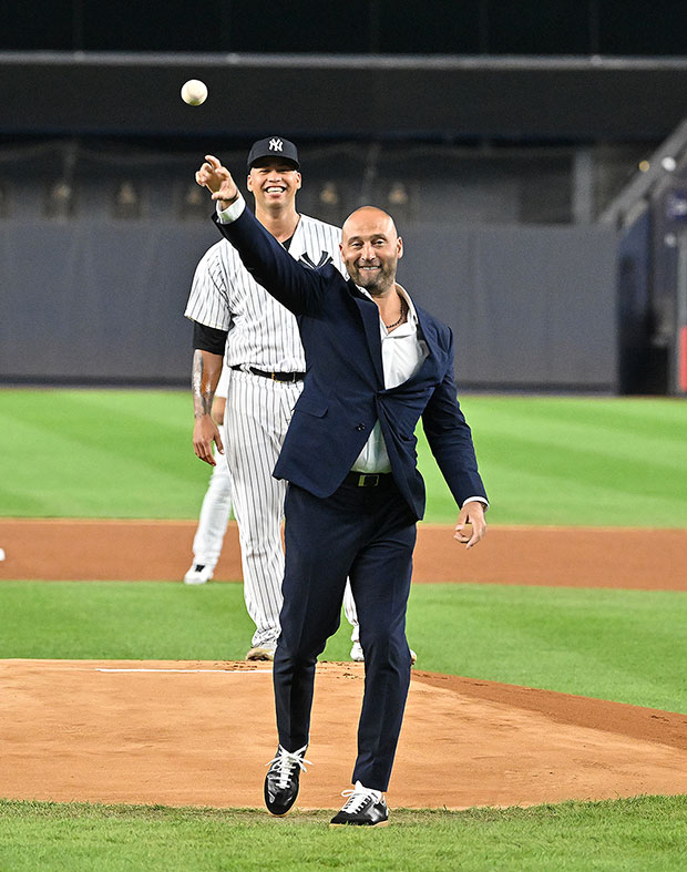 Derek Jeter is Supported by Wife Hannah Jeter & Daughters Bella