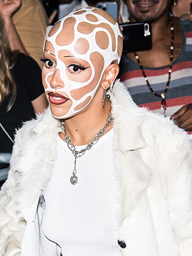 Doja Cat Wears White Face Paint at VOGUE World