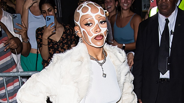 Doja Cat Wears White Face Paint at VOGUE World