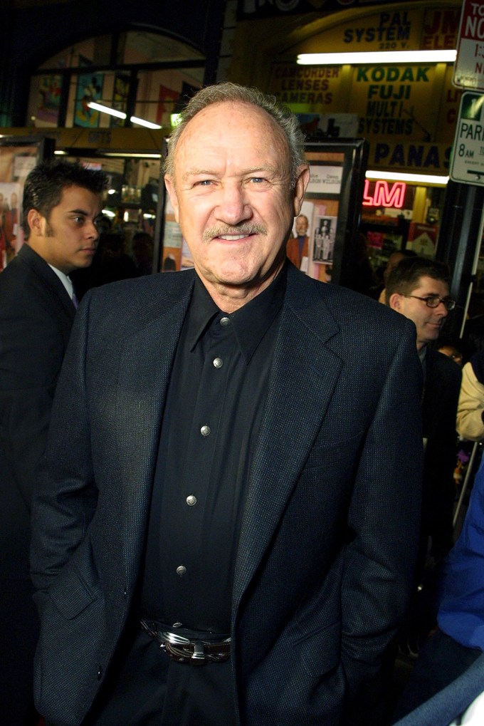 Gene Hackman At The Premiere Of ‘The Royal Tenenbaums’