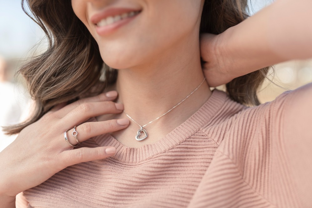 Highly rated heart necklaces