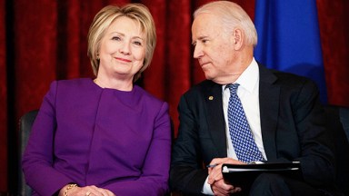 Hillary Clinton, Joe Biden