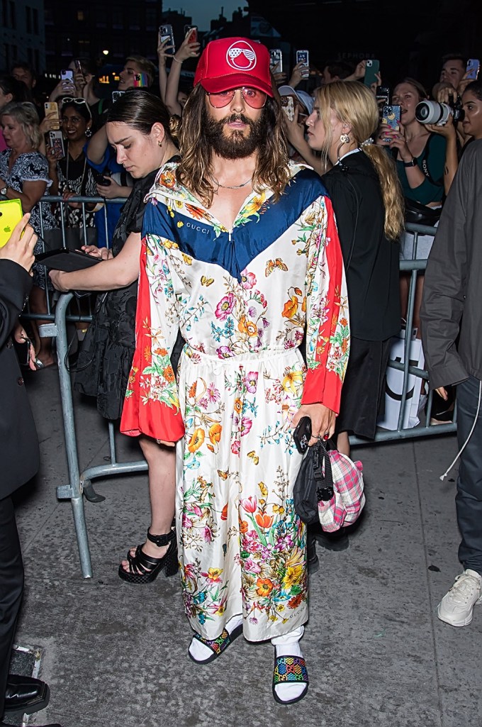 Jared Leto at the VOGUE World: New York Fashion Show