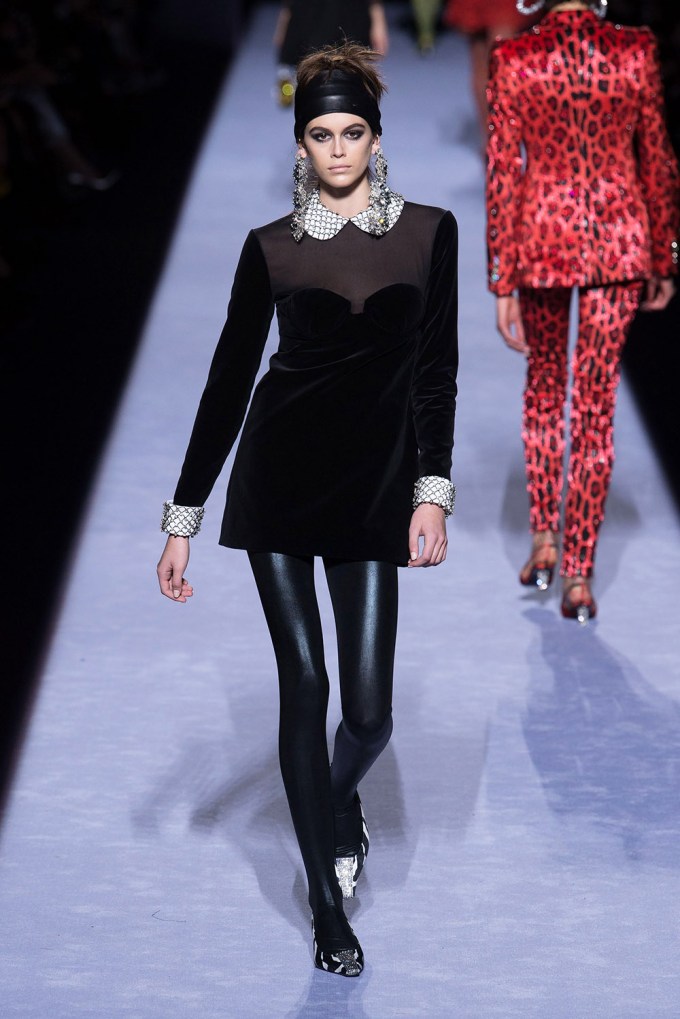 Kaia Gerber On the Runway For Tom Ford