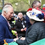 King Charles III shakes members of the public's hands as he did an impromptu walkabout on The Mall the day before his Coronation in London on Friday, May 05, 2023.Thousands of people from around the world are expected to arrive in London for the Coronation over the next few days.
King Charles III Coronation Preparations, London, England - 05 May 2023