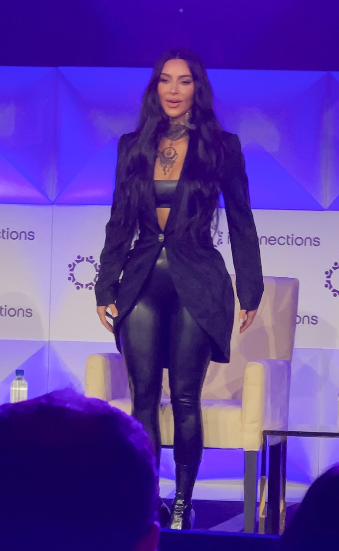 Kim Kardashian Wears Latex In Miami