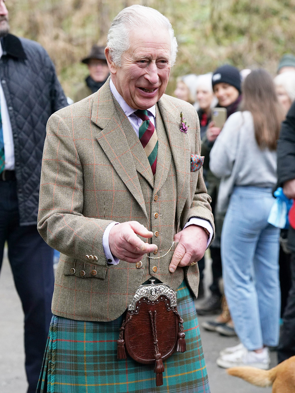 King Charles III visit to Aboyne and Mid Deeside Community Shed, Aboyne, Aberdeenshire, Scotland, UK - 12 Jan 2023