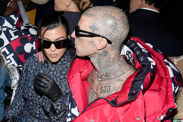 Kourtney Kardashian and Travis Barker