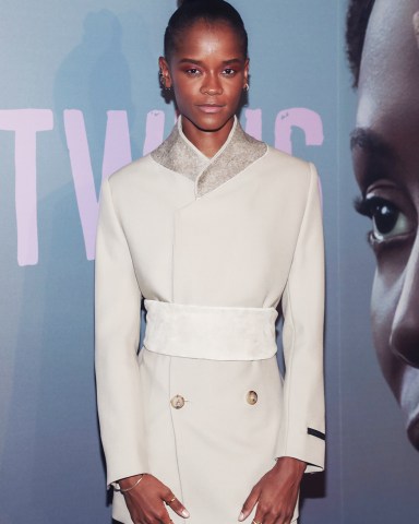 Actor Letitia Wright attends a special screening of "The Silent Twins" at Metrograph, in New York
NY Special Screening of "The Silent Twins", New York, United States - 13 Sep 2022