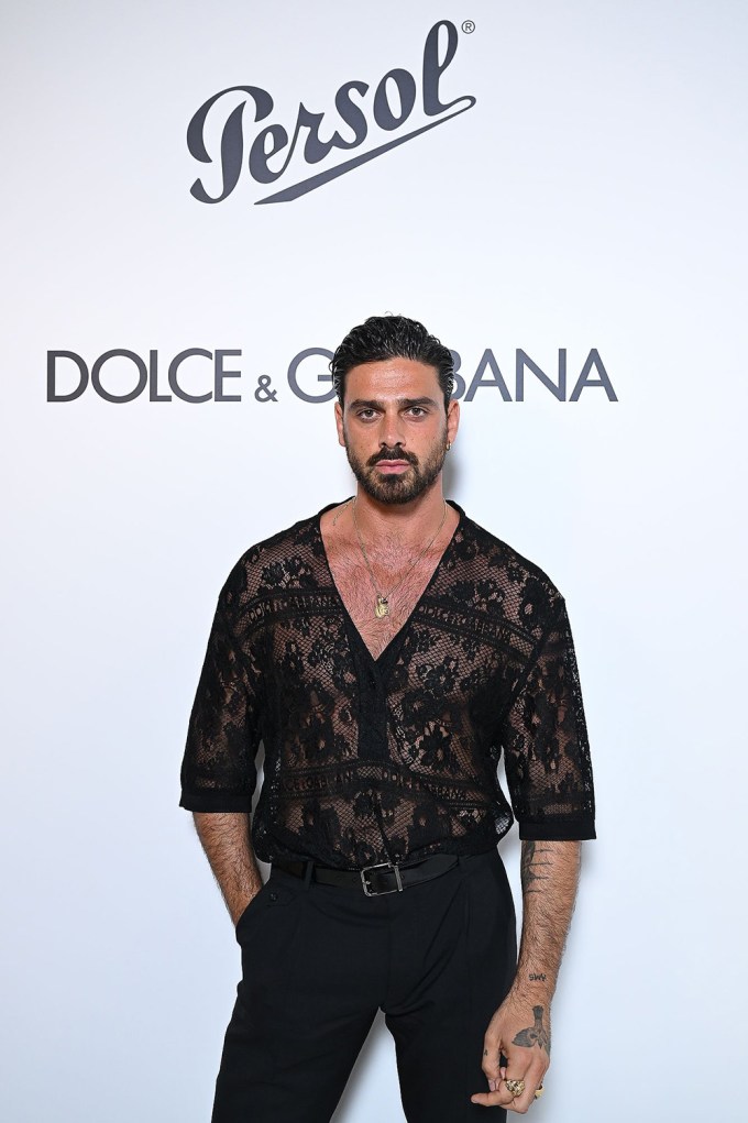 Michele Morrone Takes The Plunge At Dolce & Gabbana Show
