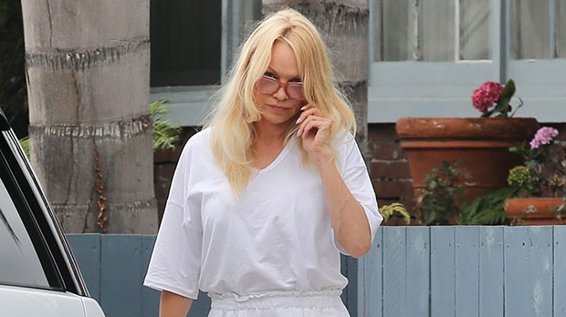 Pamela Anderson, 55, Goes Makeup Free In LA After Successful Broadway Run: ...