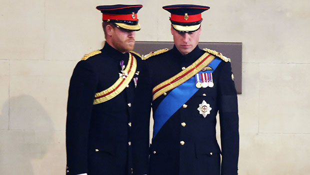 Prinz William und Prinz Harry freunden sich während der Queen's Vigil mit Cousins ​​​​an: Fotos