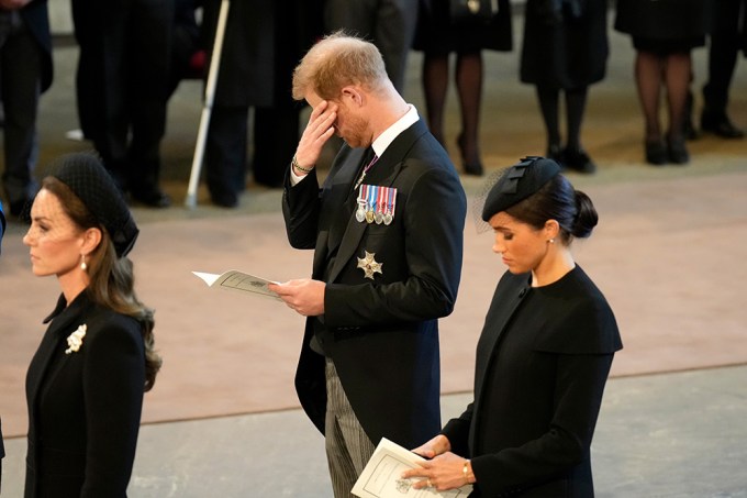 Prince Harry Cries After Queen Elizabeth’s Coffin Procession
