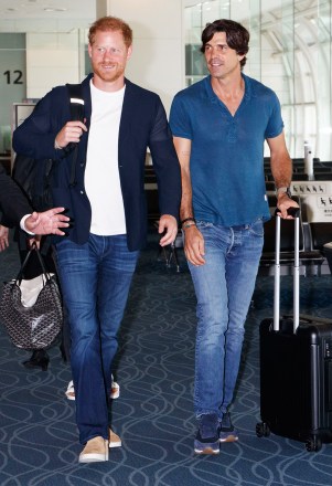 Prince Harry and Ignacio 'Nacho Figueras Prince Harry leaves for Singapore, Tokyo, Japan - 10 August 2023