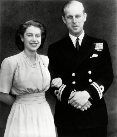 British Royalty. Future Queen of England Princess Elizabeth and Lieutenant Philip Mountbatten (future Duke of Edinburgh Prince Philip), offical engagement photo, 1947.
Historical Collection