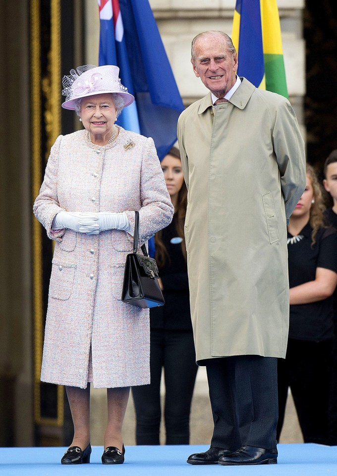 The Queen & Prince Philip Watch The Commonwealth Games