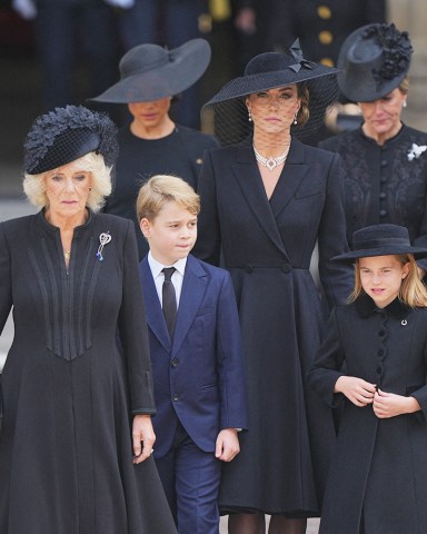 The Funeral of Queen Elizabeth II, at Westminster Abbey, London, UK, on the 19th September 2022. 19 Sep 2022 Pictured: The Funeral of Queen Elizabeth II, at Westminster Abbey, London, UK, on the 19th September 2022. Photo credit: James Whatling / MEGA TheMegaAgency.com +1 888 505 6342 (Mega Agency TagID: MEGA898639_001.jpg) [Photo via Mega Agency]