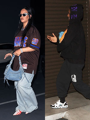 member Less Medical Rihanna & A$AP Rocky Spotted At Studio As She Wears Baggy Jeans – Hollywood  Life
